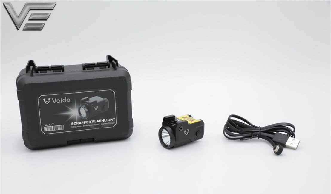 ไฟฉายติดปืน (Sub-Compact) ยี่ห้อ Vector Optics รุ่น Vaide Scrapper (Vaide Scrapper Sub-Compact Pistol Flashlight)