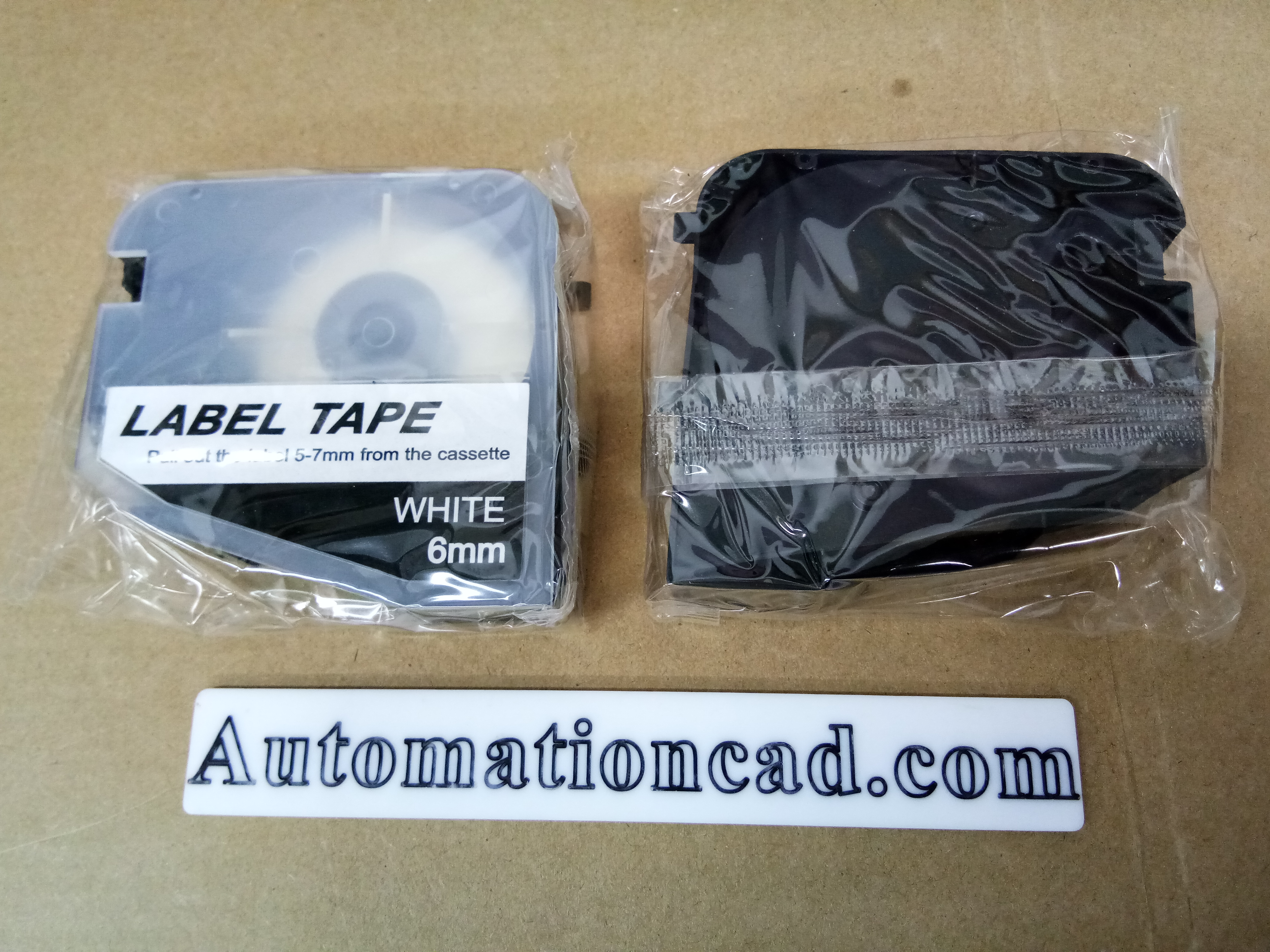 สติ๊กเกอร์ Label ขาว 6 mm. ใช้กับเครื่องพิมพ์ฮอตมาร์ค L-mark รุ่น LK-320