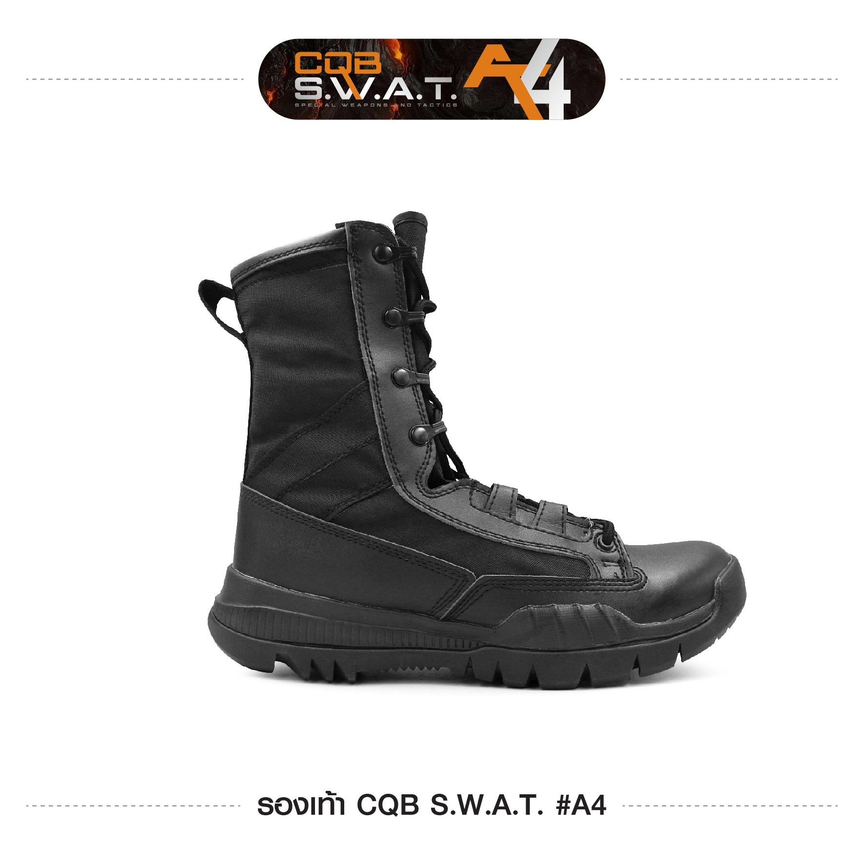New. รองเท้า CQB A4 #รายละเอียดสินค้า - ชนิดของผ้า microfiber ที่มีน้ำหนักเบา ทำให้น้ำหนักเบามาก -อายุการใช้งานนาน หนังชนิดนี้นิยมผลิต รองเท้า safety รองเท้าหัวเหล็ก เป็นที่นิยมมากในปัจจุบัน -พื้น PU ความหนาแน่นสูง ความแข็งเป็นเยี่ยม, ต้านทานการสึกหรอได้ด