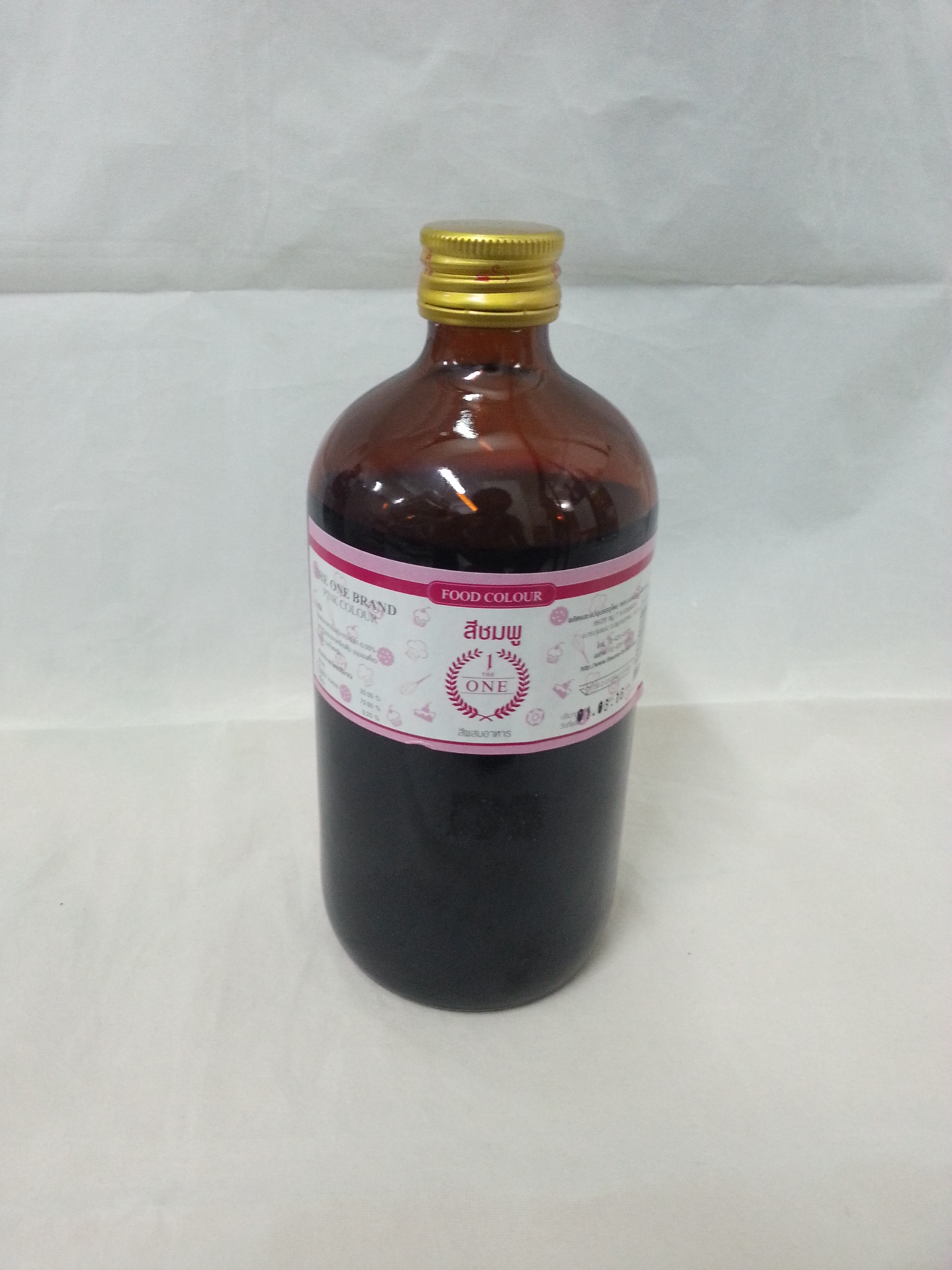 สีชมพู ตรา เดอะวัน 454ml.