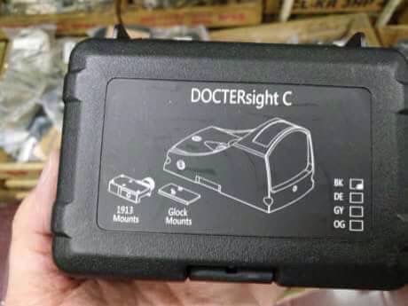 New.Red Dot DOCTER Sight C + ขาจับ Glock (ปรับแสง Aoto) สีดำ สีเทา สีส้ม ราคาพิเศษ