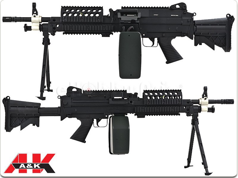 New.A&K MK46 with Retractable Stock AEG Quick Overview ราคาพิเศษ