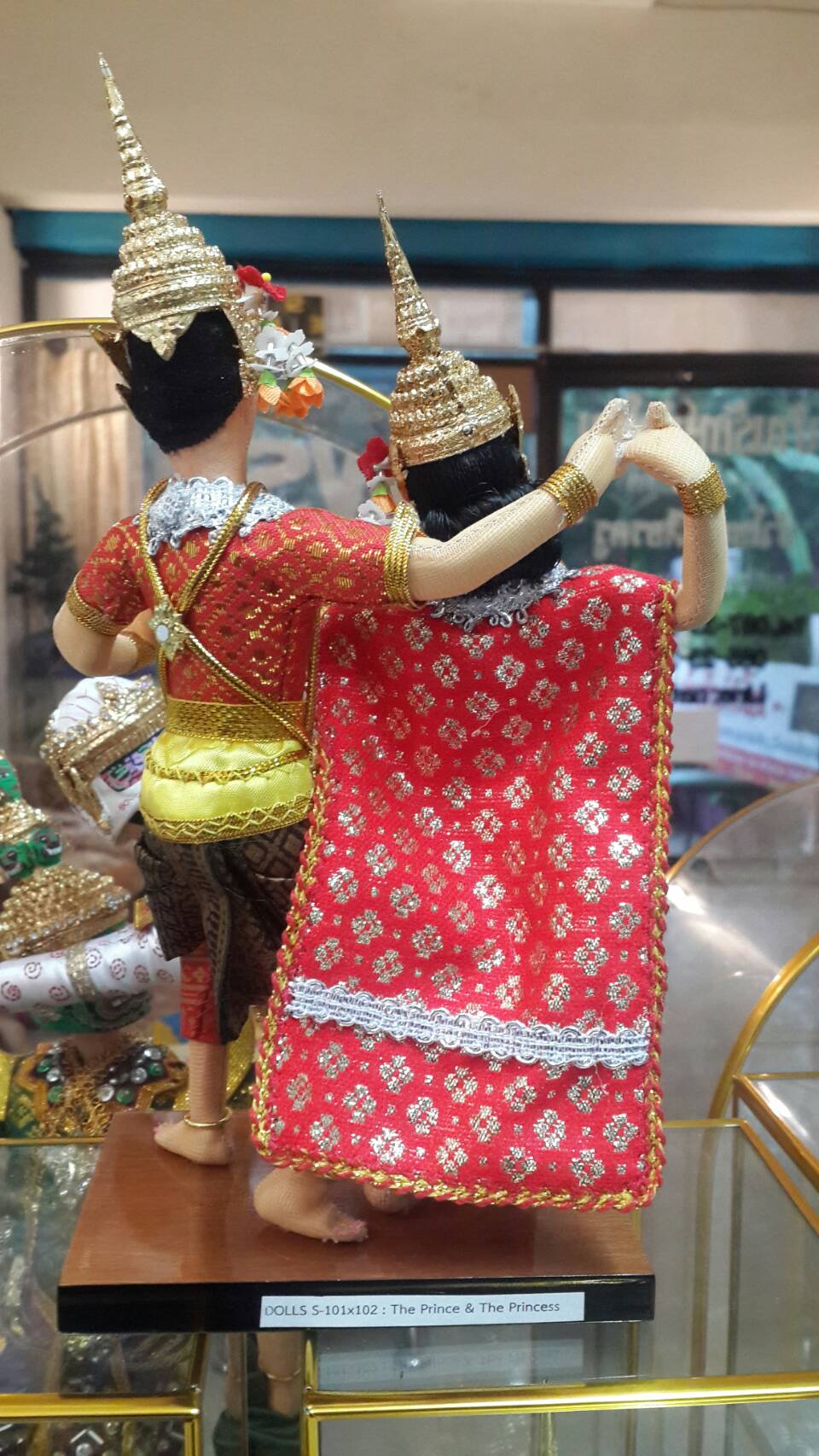 ตุ๊กตา นางรำ (ชุดคู่) ขนาดเล็ก 8 นิ้ว