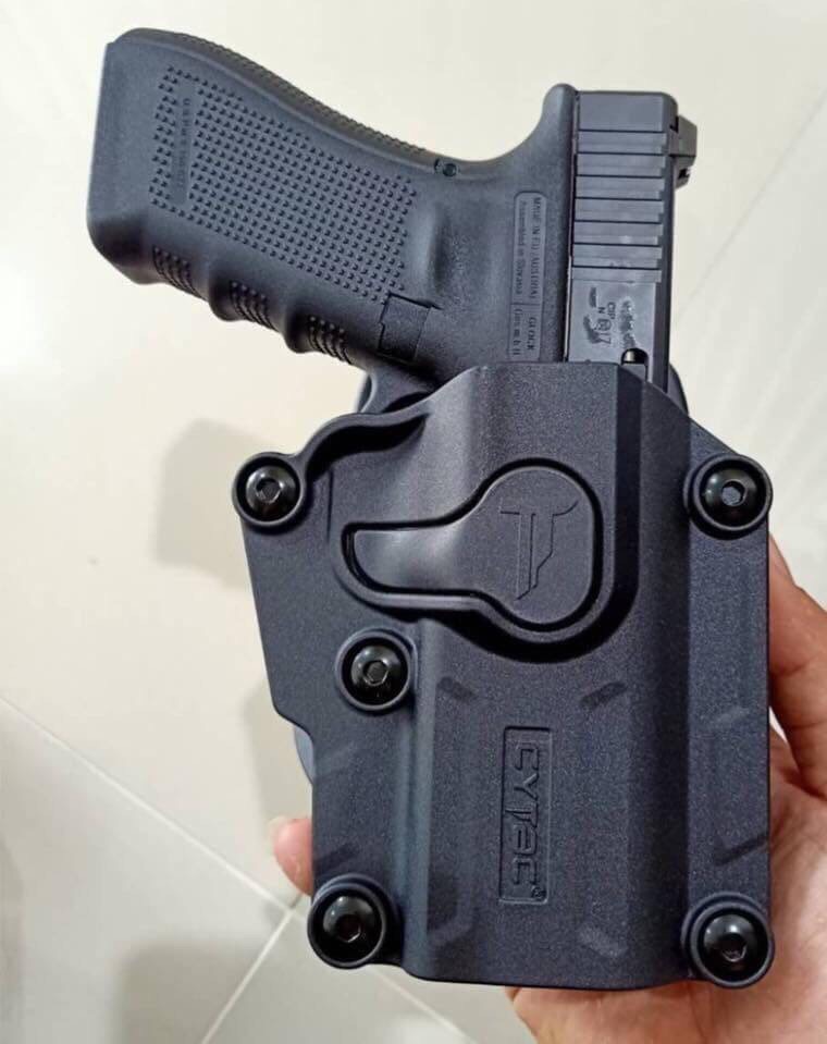 📌กดติดตาม สินค้าเข้ามาใหม่ทุกๆวันครับ📌 🔰New.สินค้ามาใหม่ทุกรายการ 📌ราคาโปรโมชั่นทุกรายการ📌 🔰ซองปืนพกนอกปลดนิ้วชี้ Universal ยี่ห้อ Cytac🔰 รุ่น Mega-Fit Holster (ซองปืนพกนอกใส่ปืนได้หลายรุ่น) 📌