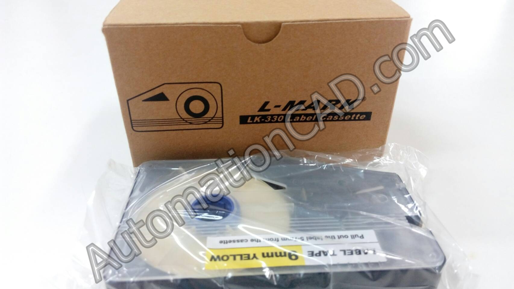 สติ๊กเกอร์ Label 9mm. Yellow ใช้กับเครื่องพิมพ์ฮอตมาร์ค L-mark รุ่น LK330