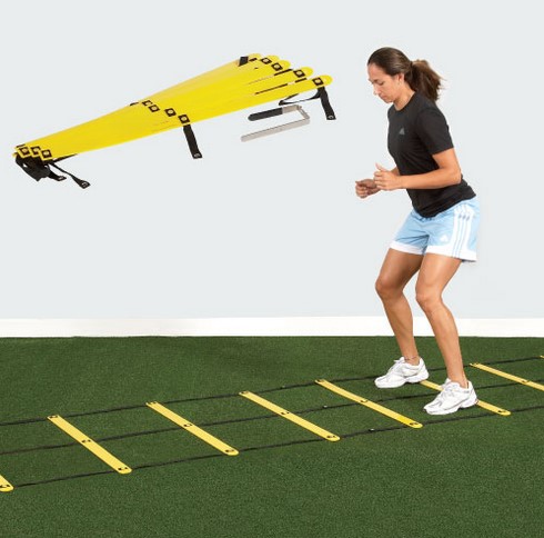 FIT-061 Speed Agility Ladder 5 เมตร 9 ชั้นหรือ Agility Ladder หรือ Speed Ladder บันไดฟิตเนส กีฬา วิ่ง ฟุตบอล เพิ่มความเร็ว