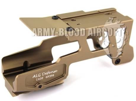 New.รางเสริม ALG Defense Glock Accessories 6-Second Optic Mount with Flared Magwell AFM For G17 / G18 สีดำ / สีทราย ราคาพิเศษ