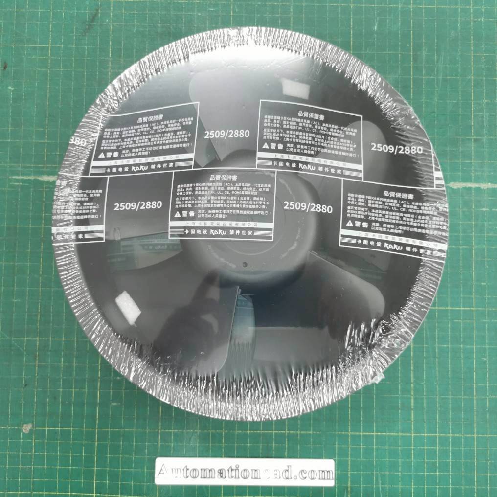 พัดลมระบายอากาศ KAKU ขนาด 10 นิ้ว 220VAC ลูกปืนแบบ Ball - KA2509HA2-2 PLUG 220VAC