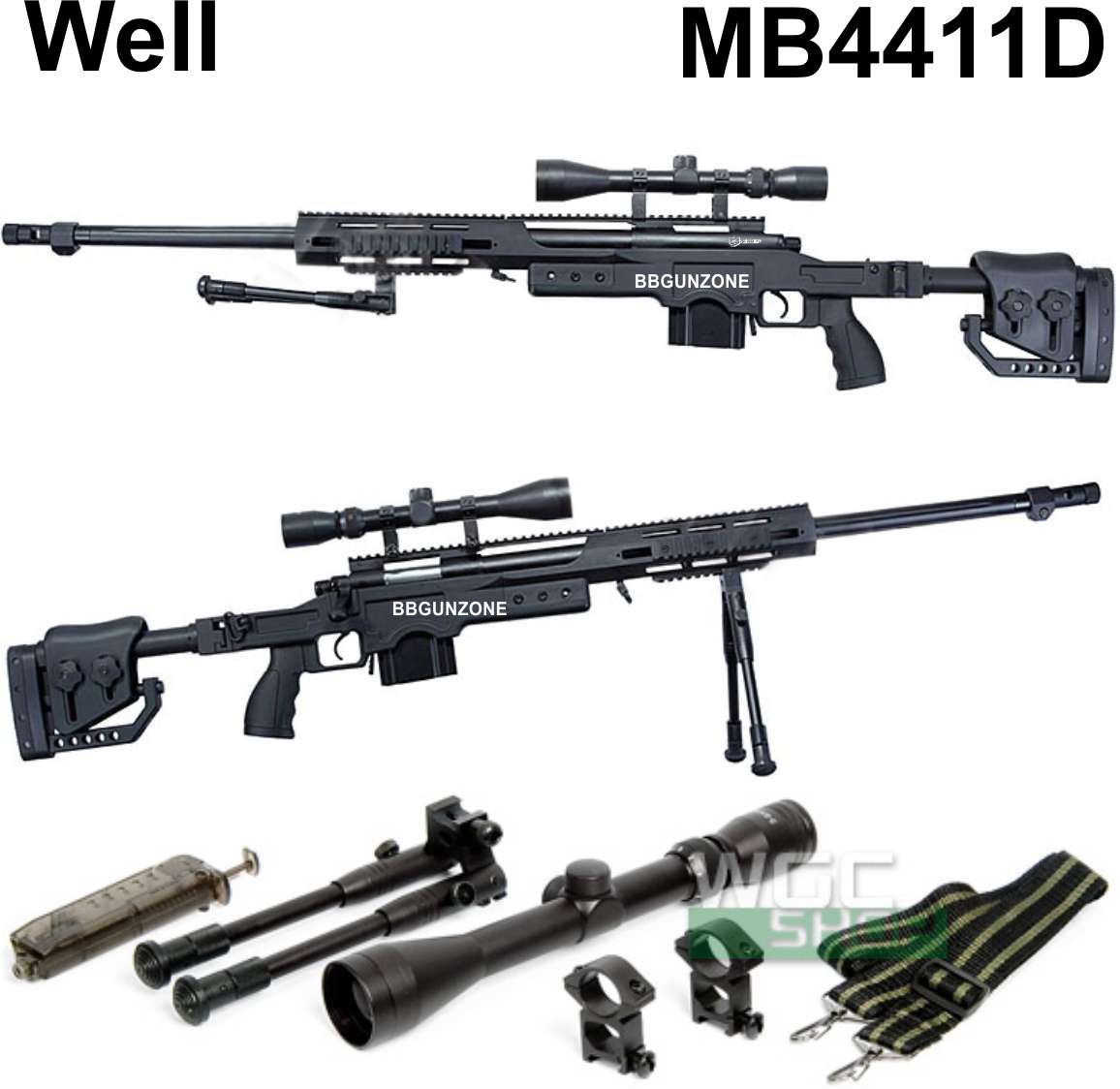 MB4411D - Well สีดำ รุ่นอัพเกรด พร้อมกล้องซูมได้ และขาทราย