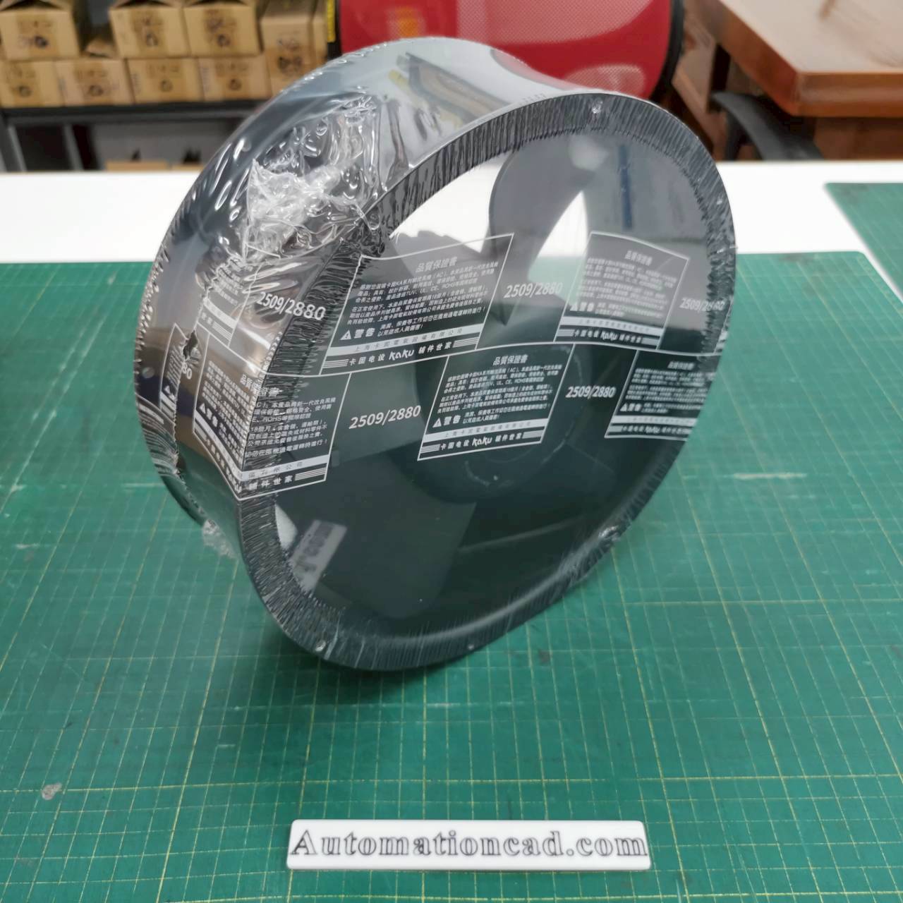 พัดลมระบายอากาศ KAKU ขนาด 10 นิ้ว 220VAC ลูกปืนแบบ Ball - KA2509HA2-2 PLUG 220VAC