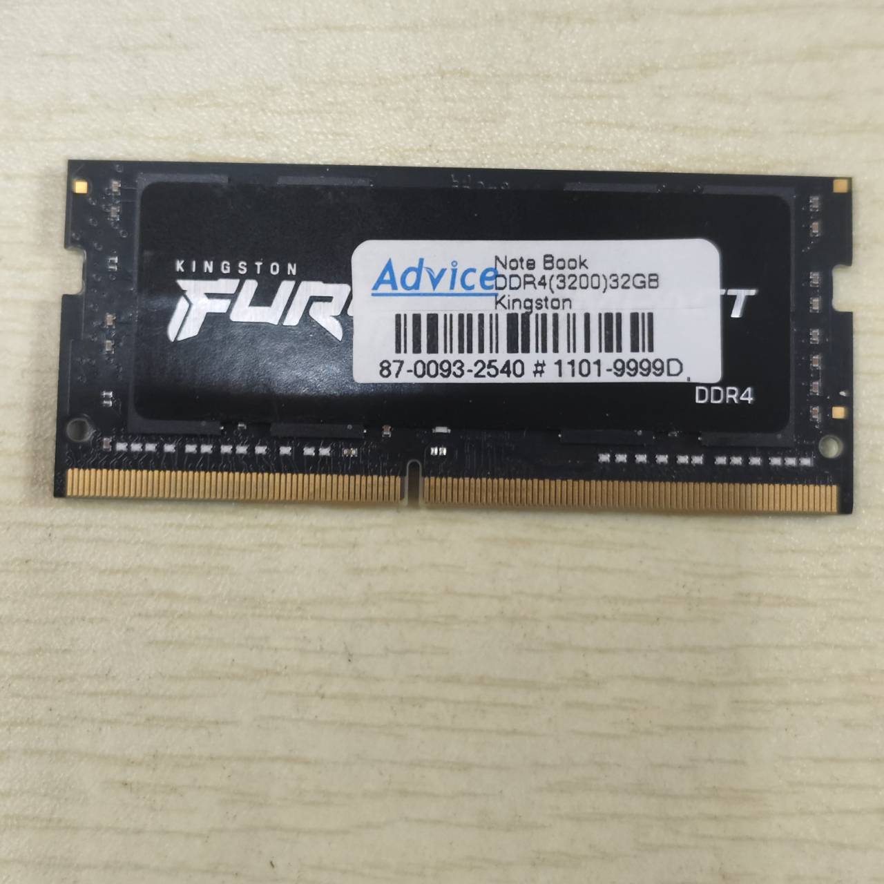 RAM Notebook DDR4 (3200) 32 GB Kingston Fury ประกัน Advice LT