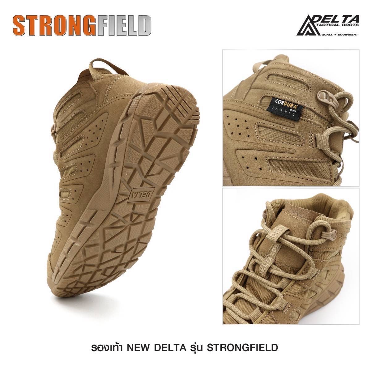 New. ðĨāļĢāļāļāđāļāđāļē New Delta āļĢāļļāđāļ Strongfield ðĨ ðĐāļĢāļāļāđāļāđāļēāļāļĩāđāļāļāļāđāļāļāļĄāļēāļŠāļģāļŦāļĢāļąāļāļĨāļļāļĒāđāļāđāļāļļāļāļŠāļ āļēāļ§āļ°āļāļ·āđāļāļāļīāļ§ ðĐāļāļŠāļĄāļāļŠāļēāļāļāļĒāđāļēāļāļĨāļāļāļąāļ§āļĢāļ°āļŦāļ§āđāļēāļāđāļāļ·āđāļāļāđāļē Cordura 1000D āđāļĨāļ°āļŦāļāļąāļāđāļāđ ðĐ āļāļĢāļāļŦāļļāđāļĄāļāđāļ (Mid Boot) āļĄāļąāđāļāļāļ āļŠāļđāļ 6 āļāļīāđāļ§ ðĐāļĢāļ°āļāļēāļĒāļāļēāļāļēāļĻāđāļĨāļ°āļāļ§