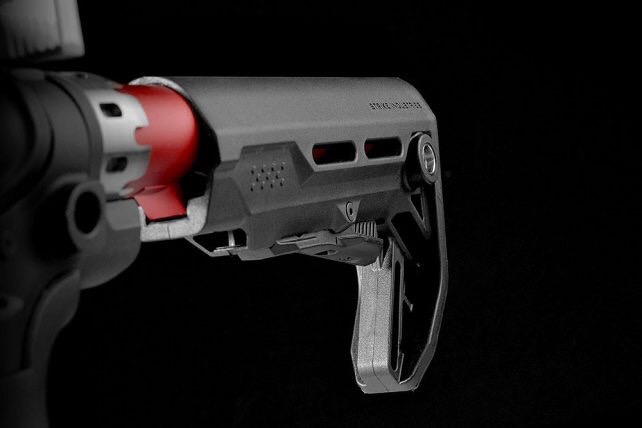 New.Strike Industries Viper Mod 1 Mil-Spec Carbine Stock for AR Cmm.22 / 5.56 Series Black / Red ราคาพิเศษ