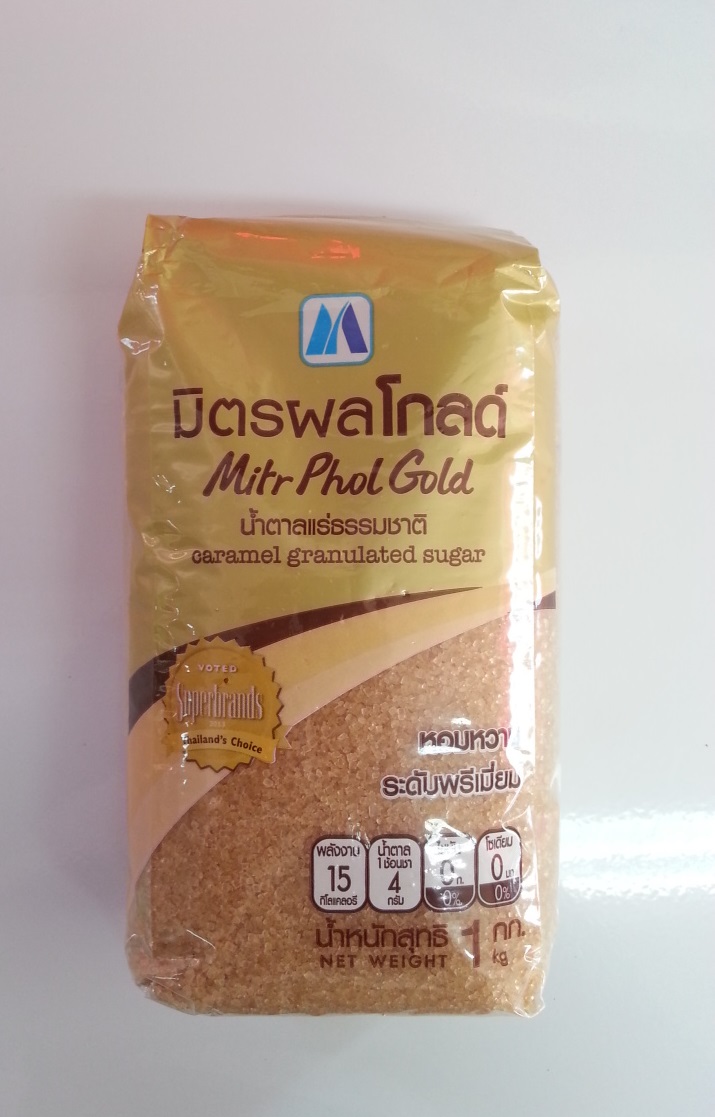 นํ้าตาลแร่ธรรมชาติ ตรา มิตรผลโกลด์ 1kg.
