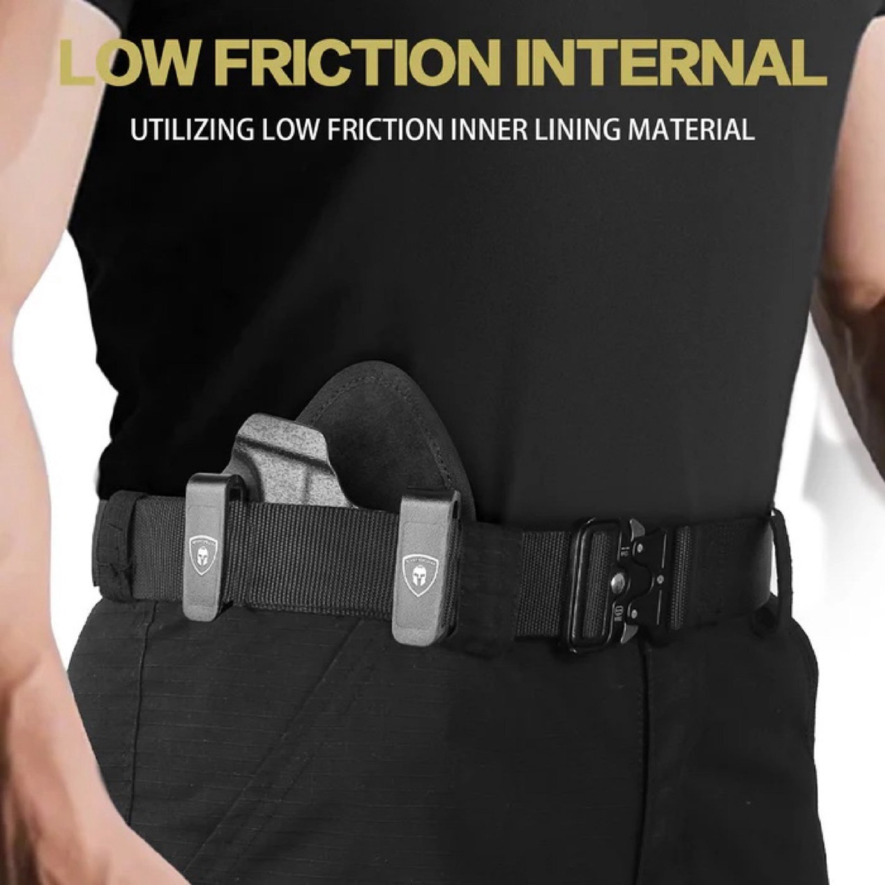 New.ซองปืนพกในซ้าย ซองพกใน Universal (Kydex + Nylon) Warriorland IWB Universal Hybrid Kydex&Nylon Holster ⭕ ใช้งานได้กับ Compact & Full size หลากหลายรุ่น ตามตารางในภาพประกอบ ⭕ ปรับใช้ เพียงปรับสกรู 5 จุด ให้กระชับตามต้องการ ⭕ ซองผลิตจาก kydex เกรดคุณภาพ ⭕