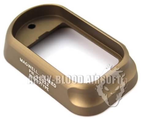 New.รางเสริม ALG Defense Glock Accessories 6-Second Optic Mount with Flared Magwell AFM For G17 / G18 สีดำ / สีทราย ราคาพิเศษ