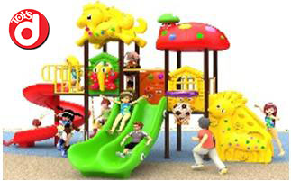 เครื่องเล่นสนาม ชุด PONY 2 Station 2 SLIDE