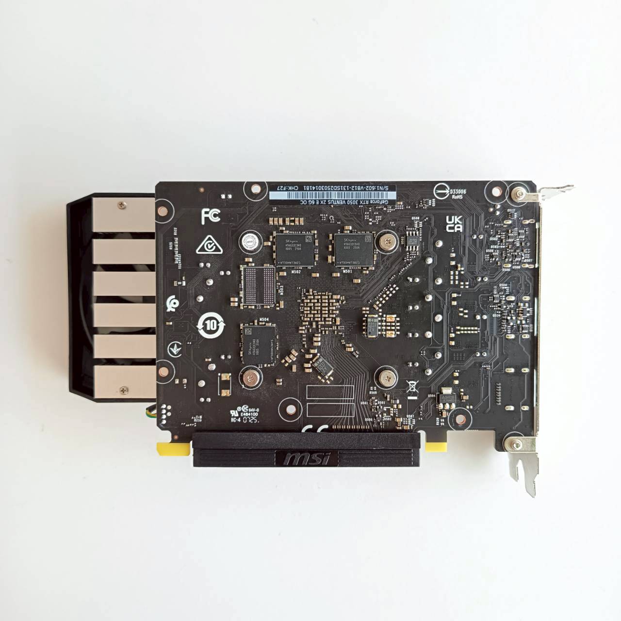 RTX 3050 MSI GDDR6 6GB 96bit ประกัน Achieva 01/05/2028