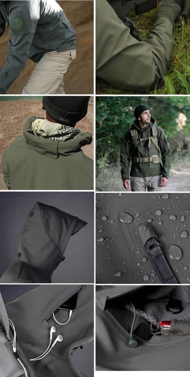 New.เสื้อแจ็กเก็ตทหาร สไตล์แทคเกียร์ TAD GEAR สำหรับเดินทาง ปันจักยาน ทัวร์ริ่ง ปีนเขา แอดเวอร์เจอร์ ผ้านาโน กันน้ำ / กันฝน / กันหนาว สีดำ / สีทราย / สีเทา / สีเขียว / มาติแคม / ACU / ใบไม้แห้ง ไซร์S M L XL XXL ราคาพิเศษ