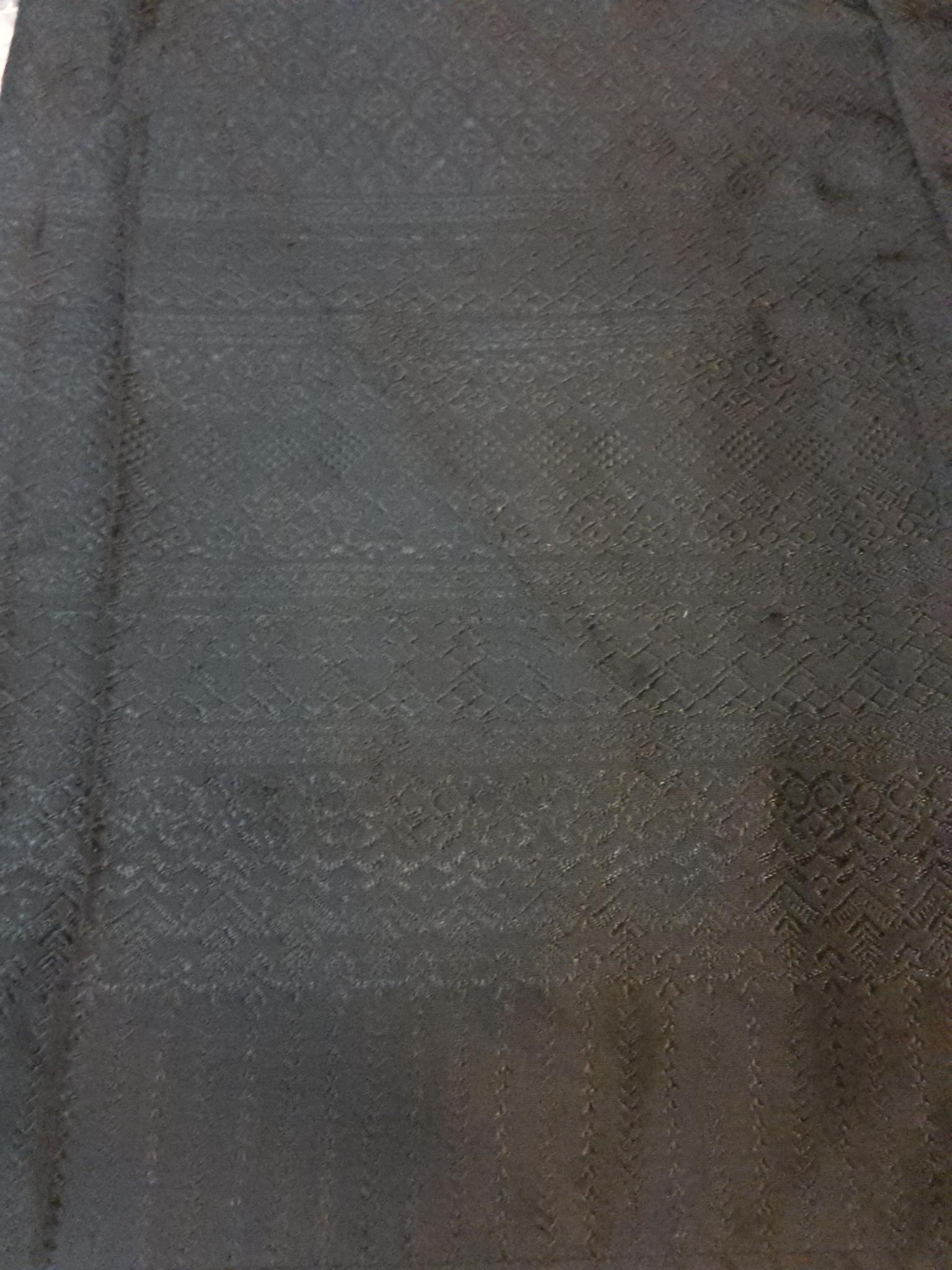 ผ้าถุงสำเร็จรูปแบบป้ายติดตะขอสีดำ ผ้าถุงสำเร็จรูปผ้าฝ้ายสีดำล้วนลายยกดอกในตัว ผ้าไหมแพรทิพย์ตัดสำเร็จสีดำ พร้อมส่ง