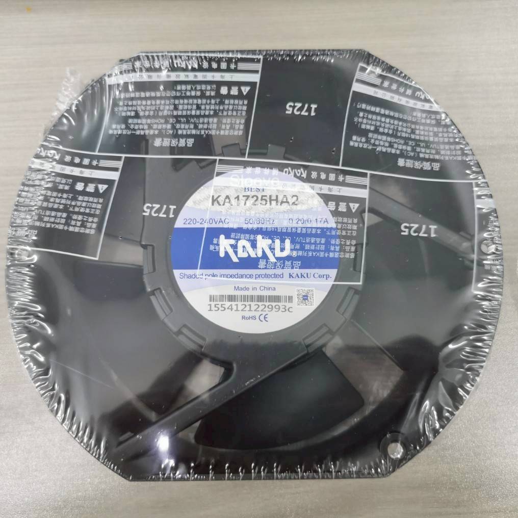 พัดลมระบายอากาศ KAKU ขนาด 6 นิ้ว 220VAC ลูกปืนแบบ Sleeve - KA1725HA2 Cable