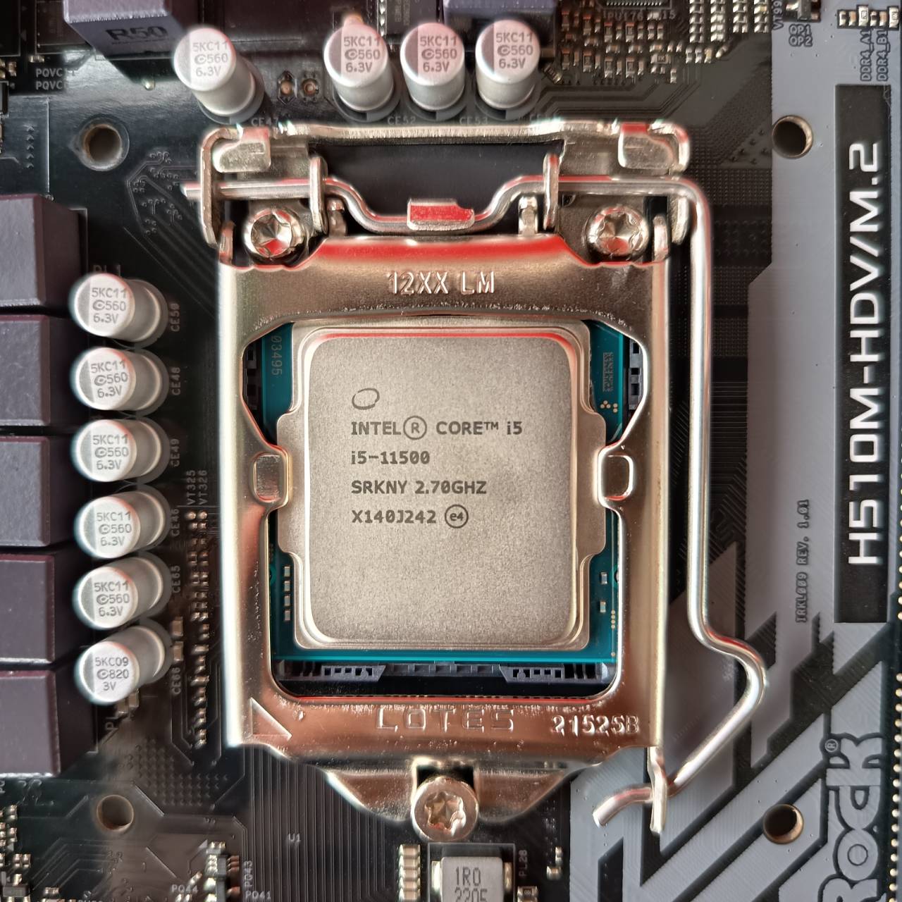 CPU + M/B Core i5-11500 2.70Ghz + M/B Asrock H510M-HDV / M.2 (1200) ประกัน 2 เดือน