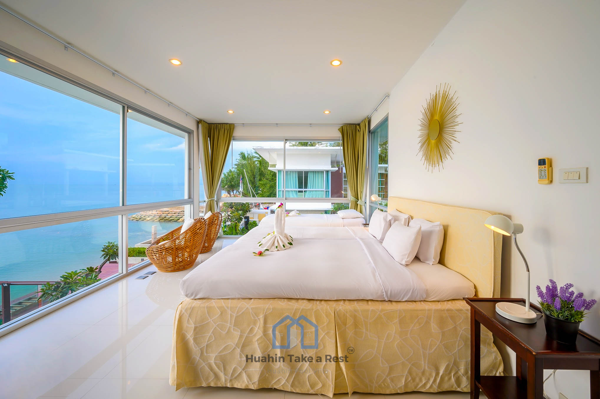 HR15035 บ้านพักติดทะเลหัวหิน บ้านเดอะซันเซตบีช พูลวิลล่า