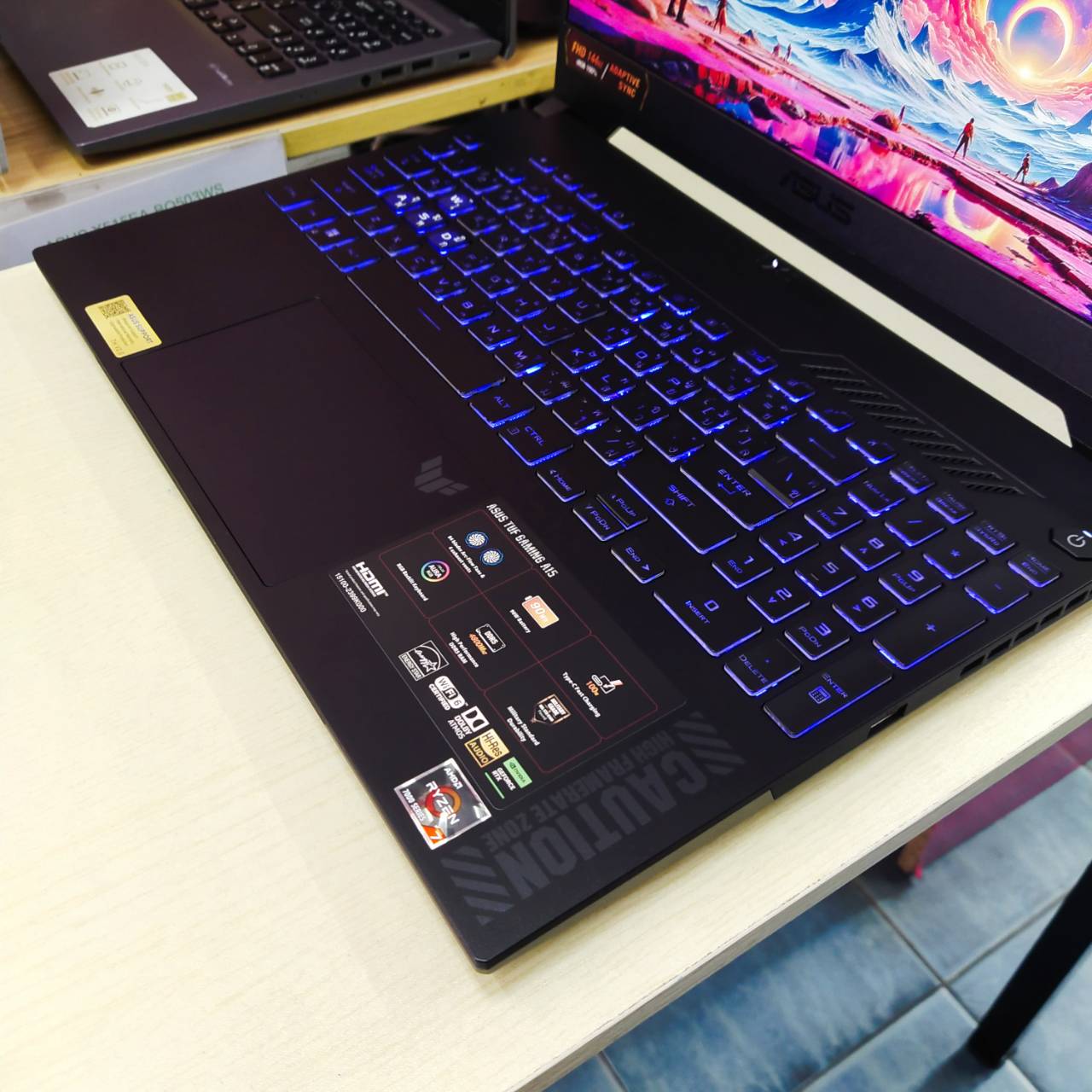 ASUS TUF GAMING A15 FA507NUR-LP037W *เครื่อง 1 เดือน* สภาพเครื่อง 100% ไร้ริ้วรอย (ประกันศูนย์ 13/10/2027)