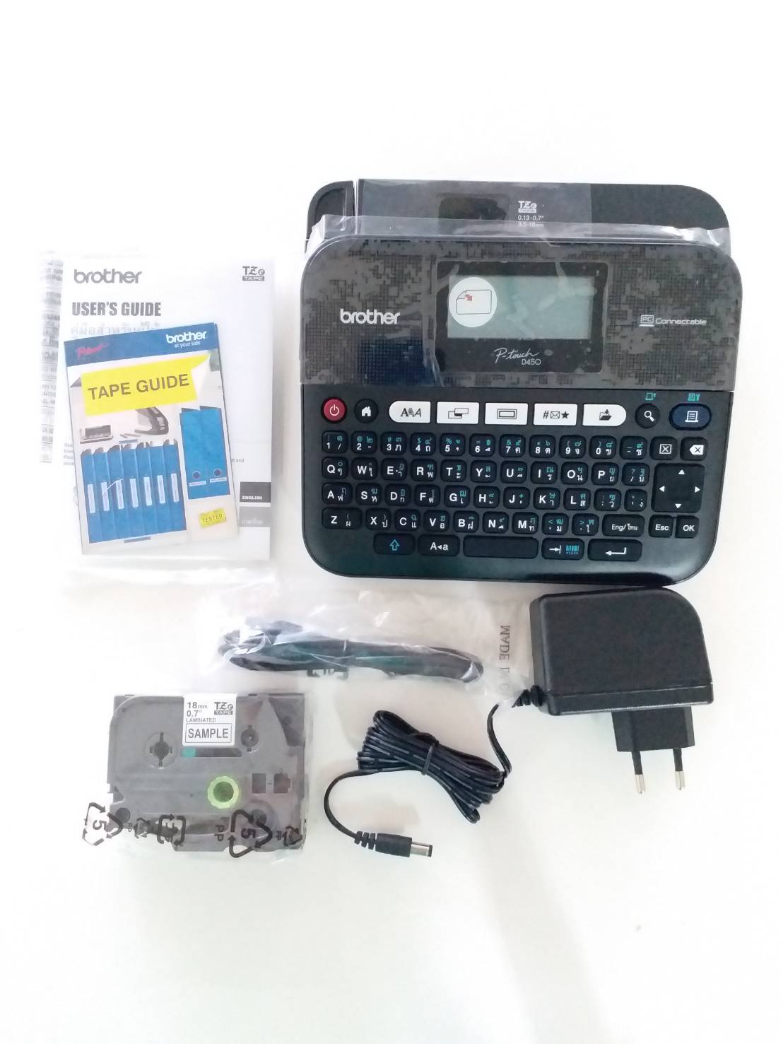 เครื่องพิมพ์ฉลาก BROTHER D450 ราคา 2990บาท ประกันศูนย์1ปี ของแท้ LABEL PRINTER สำหรับใช้ในสำนักงาน