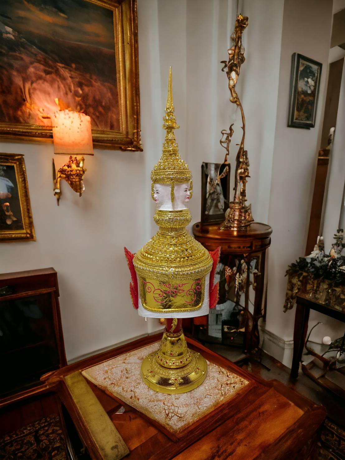 เศียรครู พระพรหม ขนาดครอบ