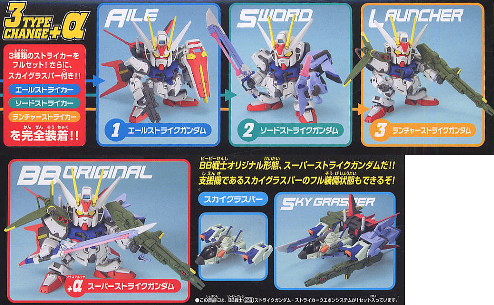BB259 STRIKE GUNDAM STRIKER WEAPON PACK[BANDAI]