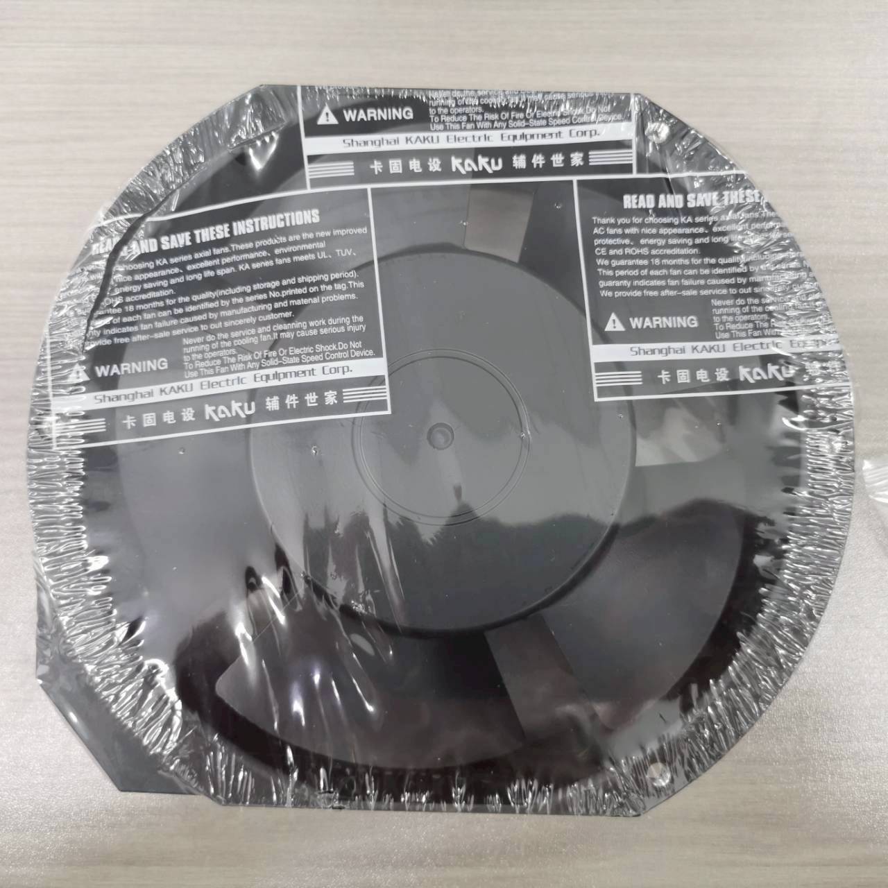 พัดลมระบายอากาศ KAKU ขนาด 6 นิ้ว 220VAC ลูกปืนแบบ Sleeve - KA1725HA2 Cable