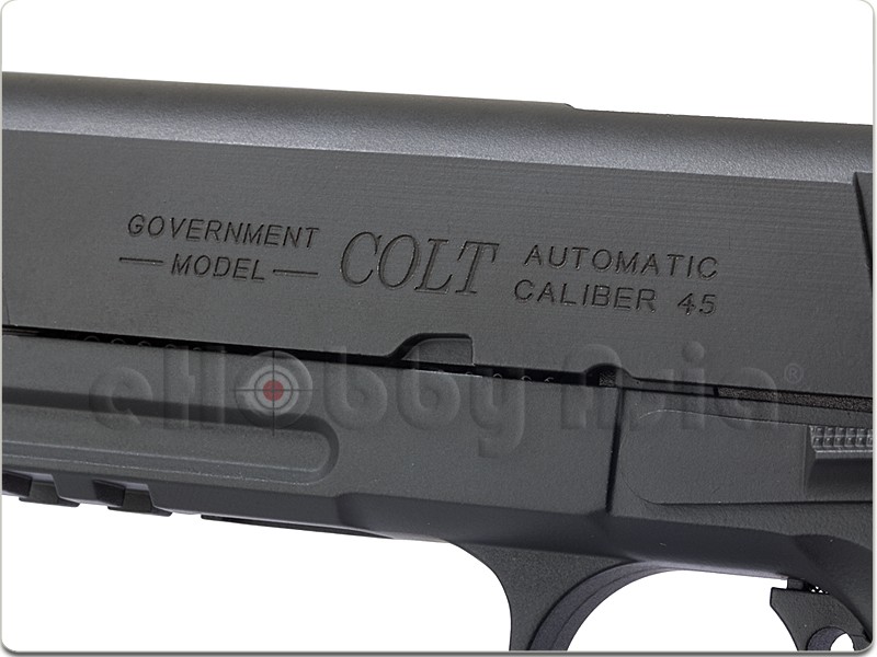 New.CYBERGUN COLT 1911 Rail CO2 GBB Pistol (Black) ราคาพิเศษ