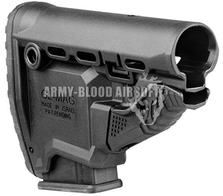 Fab Defense GL-MAG M4 'Survival' Buttstock with 'Built-in' Mag Carrier (BK)