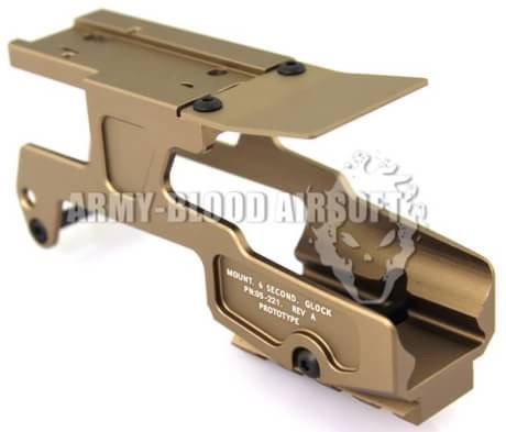 New.รางเสริม ALG Defense Glock Accessories 6-Second Optic Mount with Flared Magwell AFM For G17 / G18 สีดำ / สีทราย ราคาพิเศษ