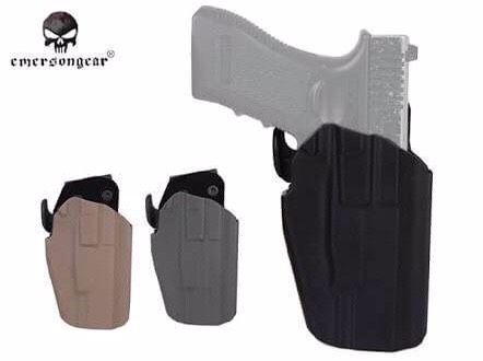 New.EmersonGear RightHand 579 Gls Pro-Fit Holster. รายละเอียดสินค้า EmersonGear SafariSevenสีดำขวา579 Gls Pro-Fitซอง, WALTHER PPQ M2 9/40 (สามารถใส่100มากขึ้นปืนประเภท) คุณสมบัติ 579 Gls Pro-Fitซองโทรศัพท์ เสร็จสิ้น: Safarisevenสีดำธรรมดา มือ:ขวา ปืนพอดี: