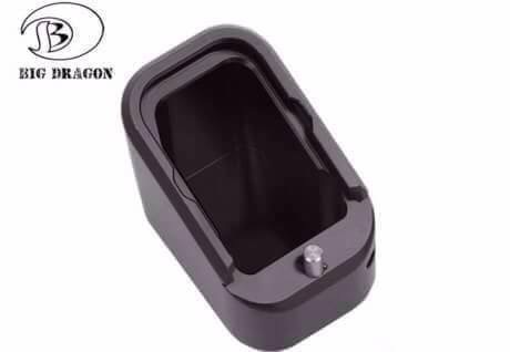 New.TARAN ยุทธวิธีนวัตกรรม-อาวุธฐาน อลูมิเนียม PAD KIT สำหรับ GLOCK The USPA IPSC และ IDPACS กีฬา ส้นแมกอลูมิเนียม cnc. สำหรับปืน GLOCK 9/40 + เพิ่ม 5 นัด ขนาด 9 mm. + เพิ่ม 4 นัด ขนาด .40 สีดำ สีแดง สีฟ้า ราคาพิเศษ