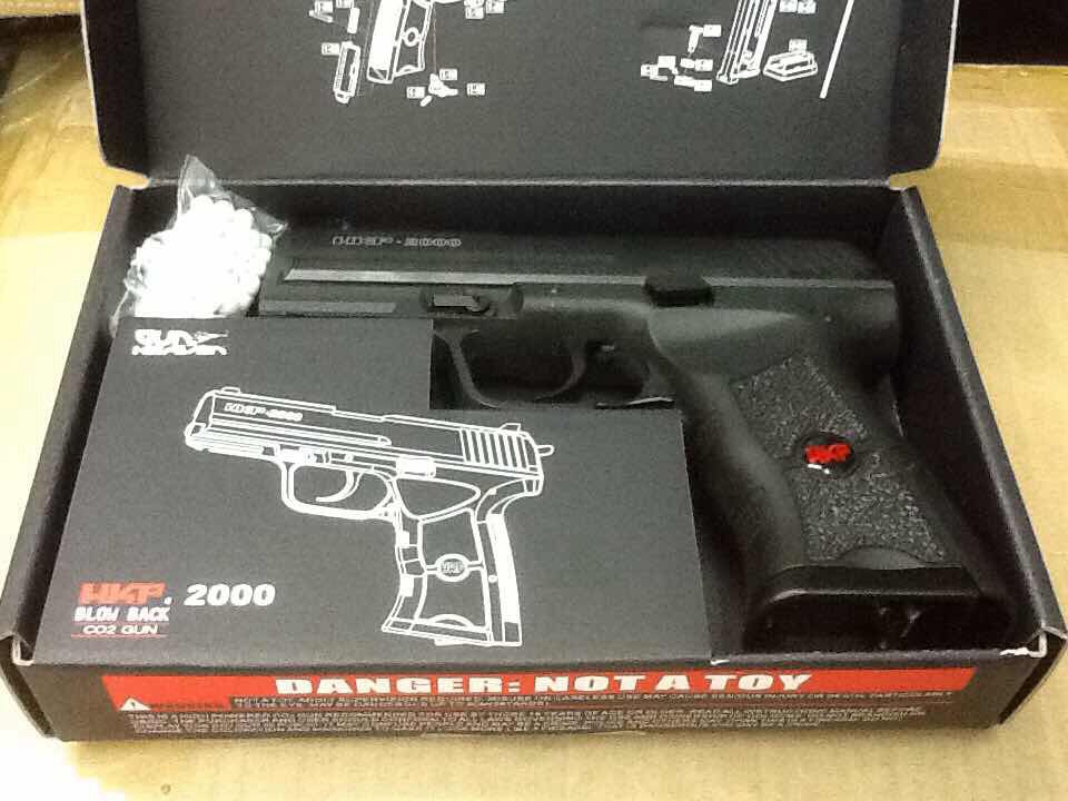 New.HKP 2000 CO2 Blowback Pistol - black