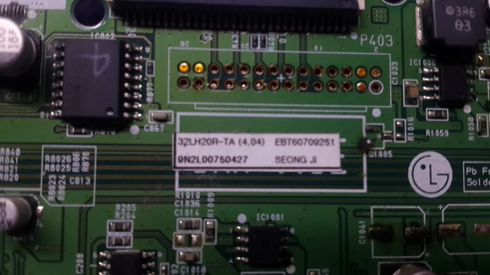 เมนบอร์ดLG 32LH20R