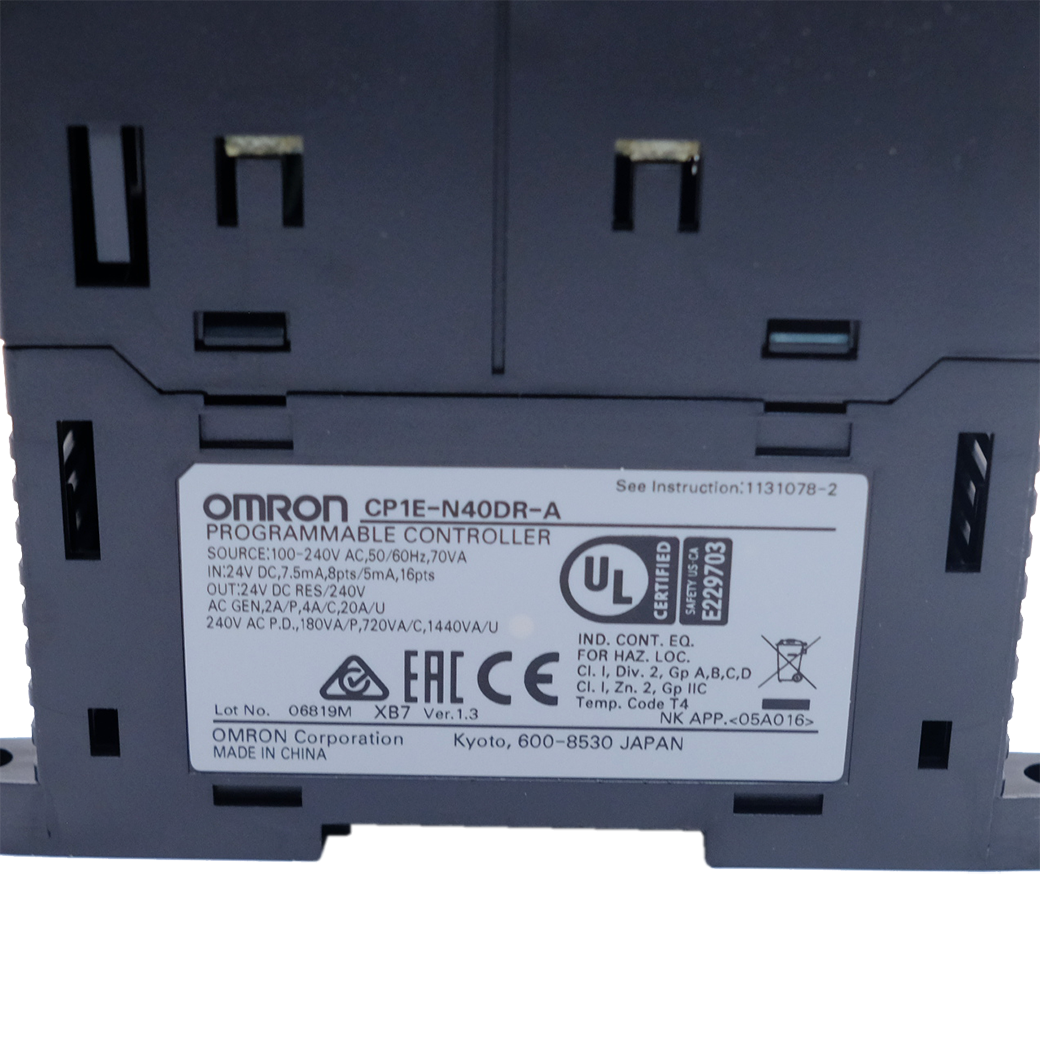 CP1E-N40DR-A OMRON PLC