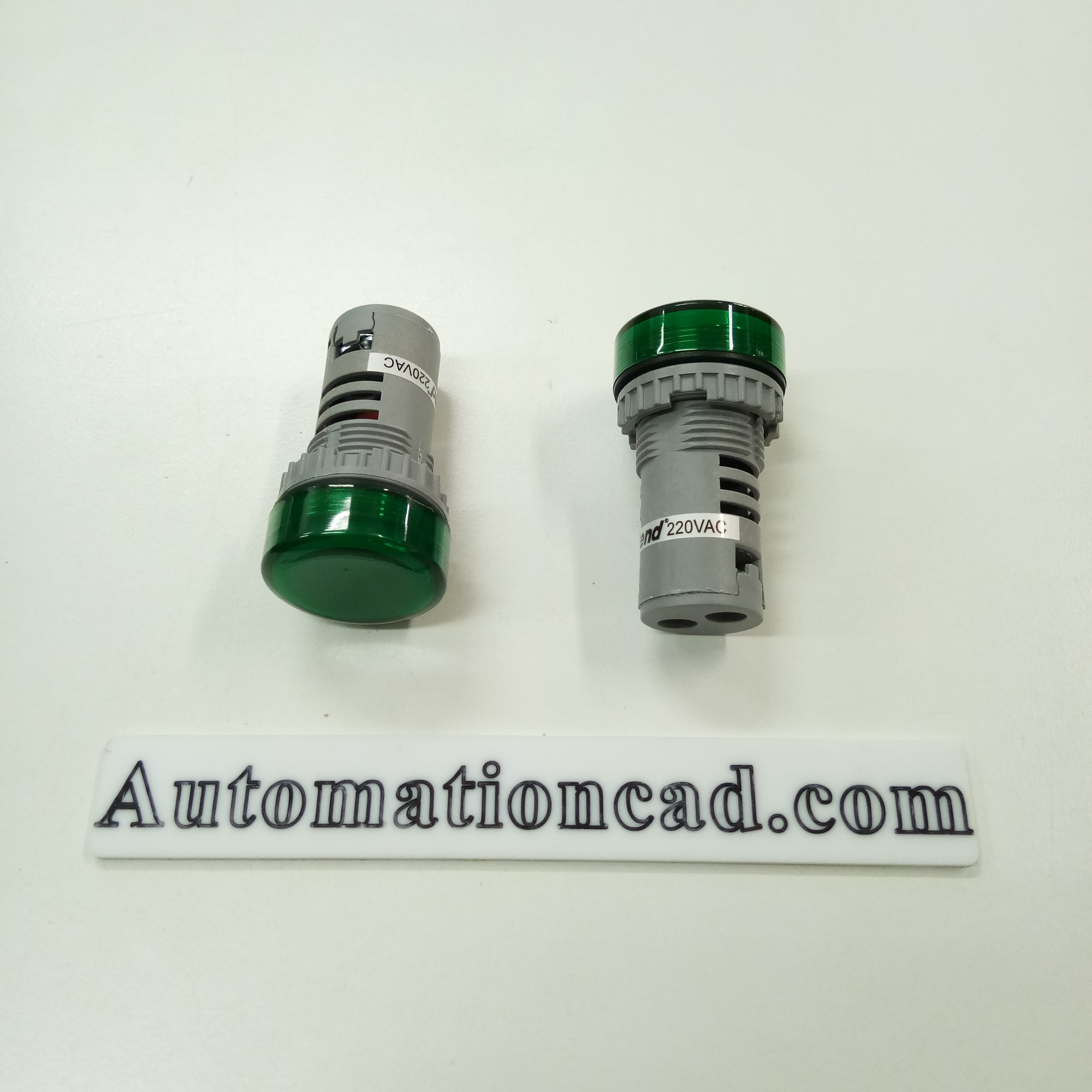 Pilot Lamp LED ไพลอตแลมป์ สีเขียว TEND รู 22 mm ไฟ 220 VAC