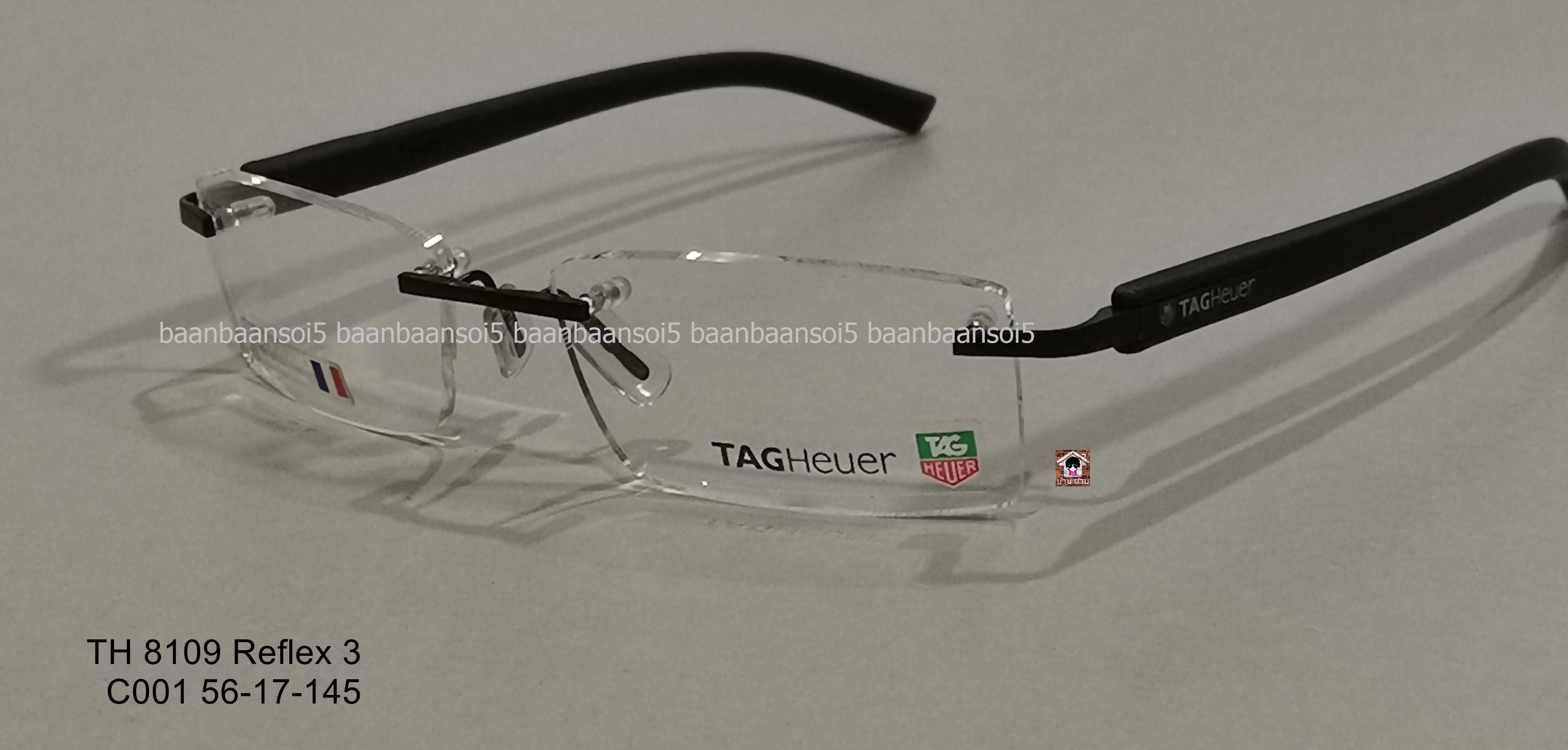 TH 8109 Reflex 3 C001 ดำด้าน โปรโมชั่น กรอบแว่นตาพร้อมเลนส์ HOYA ราคา 7,900 บาท
