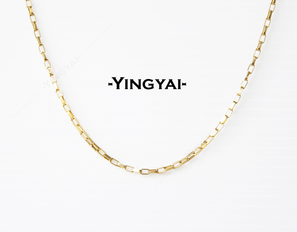 สร้อยคอสแตนเลส ลายกรอบ BOX Chain