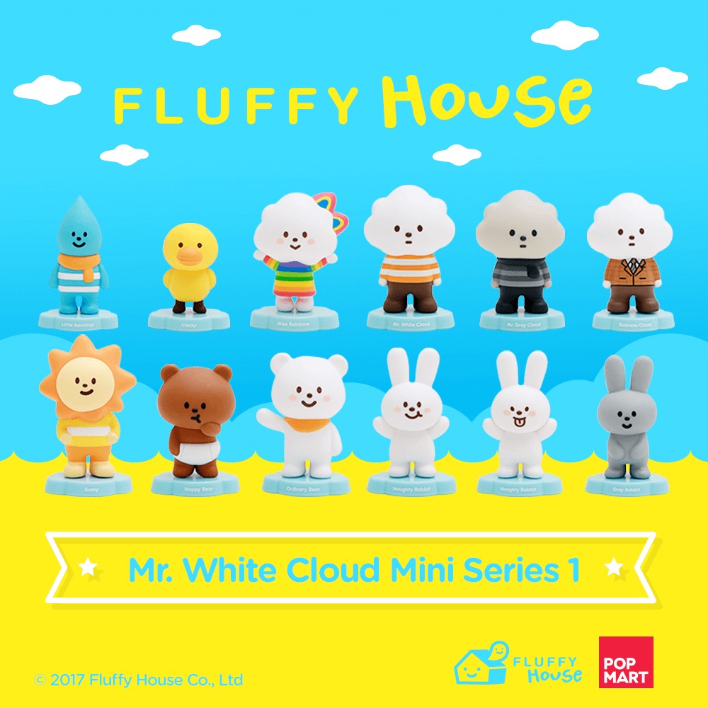 เปิดจอง Fluffy house x POP Mart Mini series 1