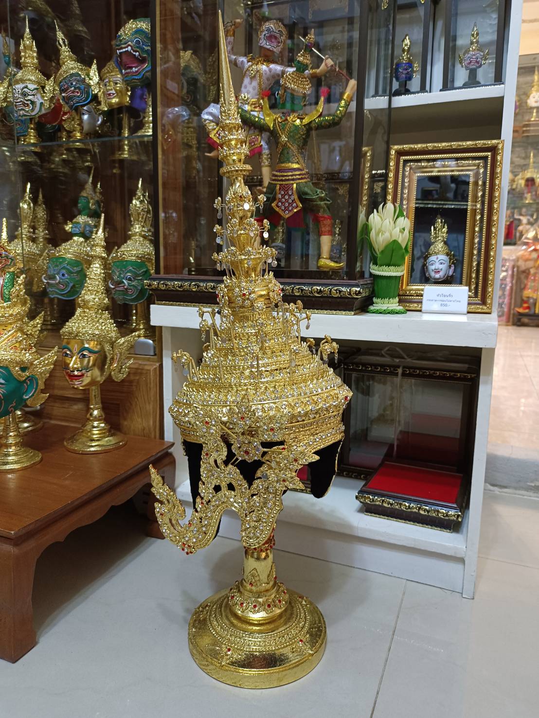 ชฎาพระ ขนาดสวมหัว เกรดพรีเมี่ยม