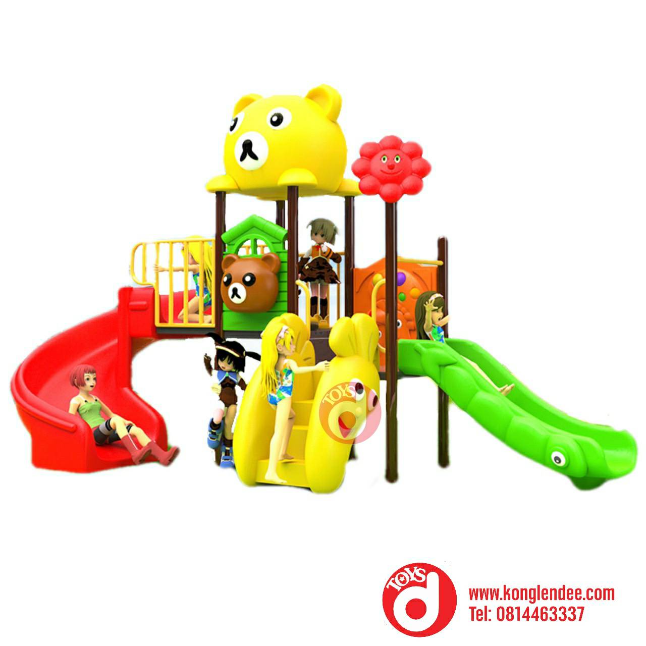 เครื่องเล่นสนาม ชุุดหมีแสนซน