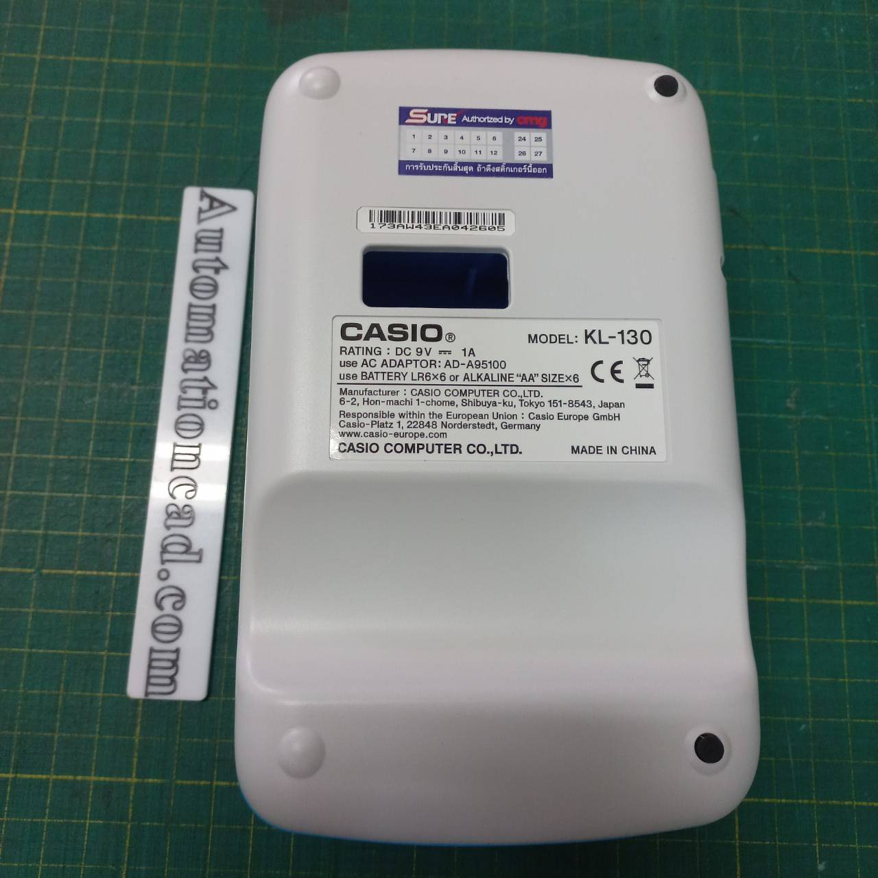เครื่องพิมพ์สติกเกอร์ KL-130 CASIO LABEL PRINTER สำหรับใช้ในสำนักงาน