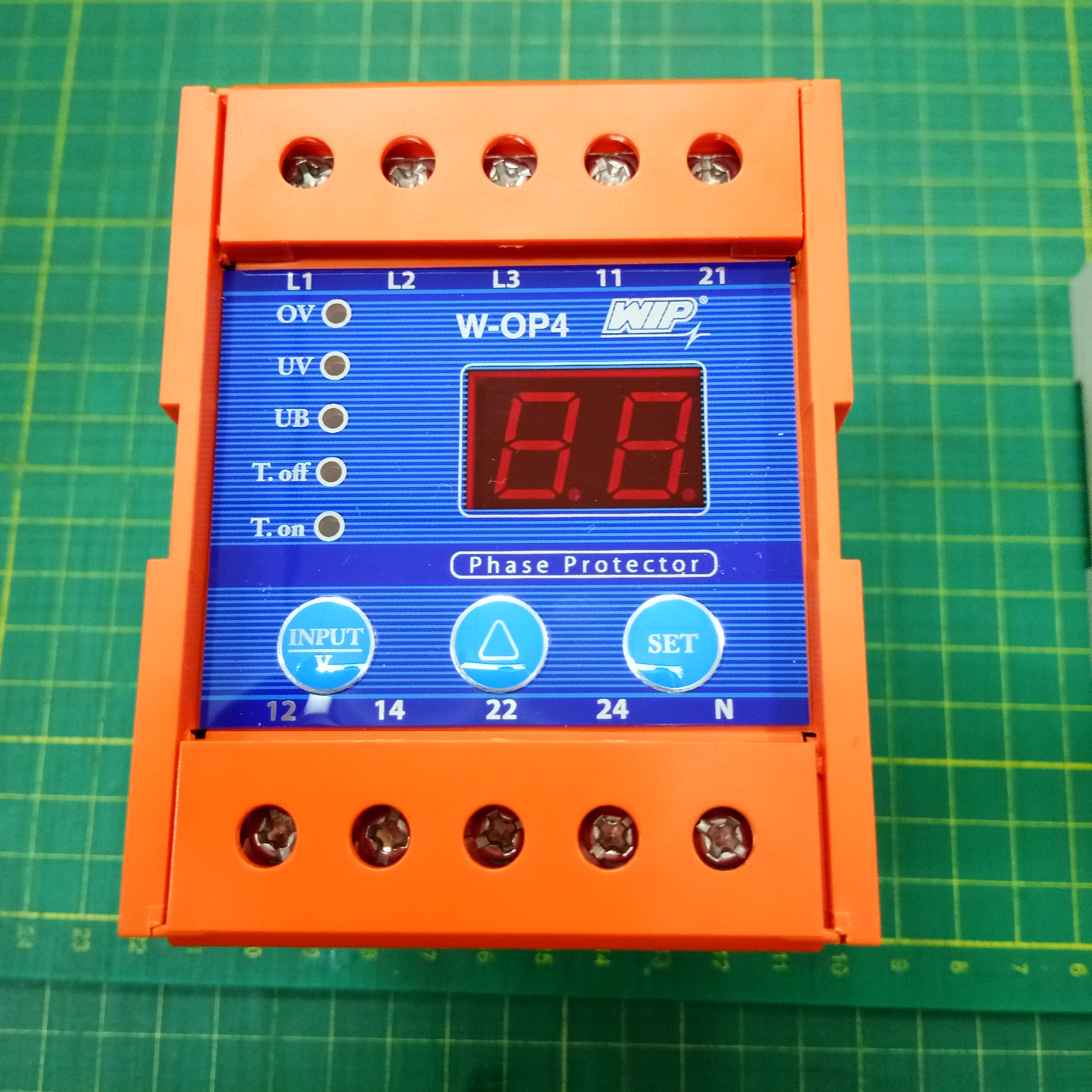 W-OP4 เฟสโปรเทคชั่น WIP อุปกรณ์ป้องกันไฟตก ไฟเกิน ให้เลือก Phase Protection Relay WOP4
