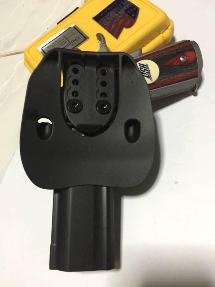 New.ซองปืนพกนอก Cytac Fits Glock 17, 22, 31 (Gen 1, 2, 3, 4) Fits Glock 19, 23, 32 (Gen 1,2,3,4) Fits Colt 1911-5", Girsan 1911 MC, Variants 1911 Fits Beretta 92, Beretta 92FS, GSG92, Girsan Regard MC ปืนยิง IDPA ปรับระดับสูงต่ำได้ตามต้องการ 🔰