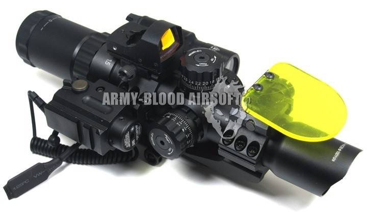 กล้องเล็งไว Scope ANS Optical 1.5-4x30 CQB
